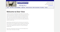 Desktop Screenshot of deerviewapartments.com